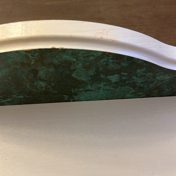 Vintage Home Interiors 90s Wall Decor Set – Shelf & Sconce Mirror - Picture 14 of 16